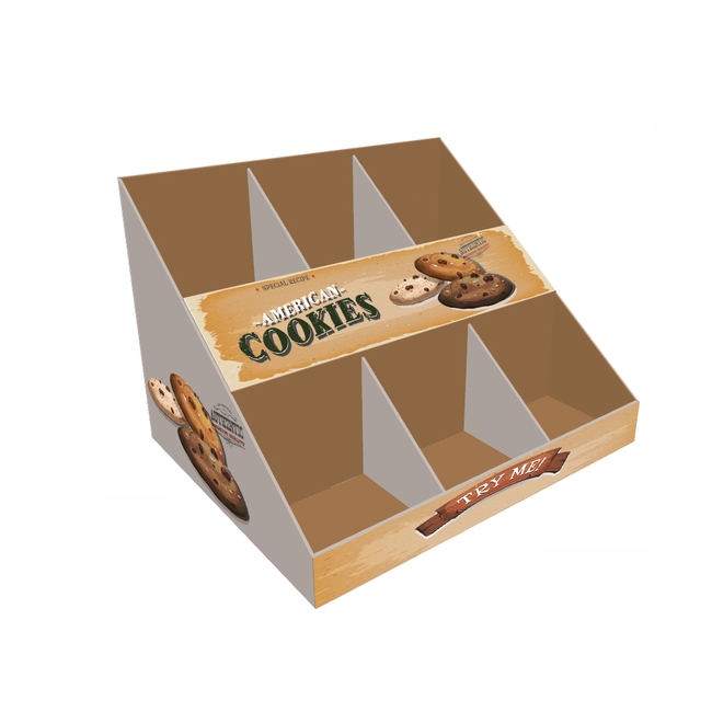 Counter Display With Dividers 